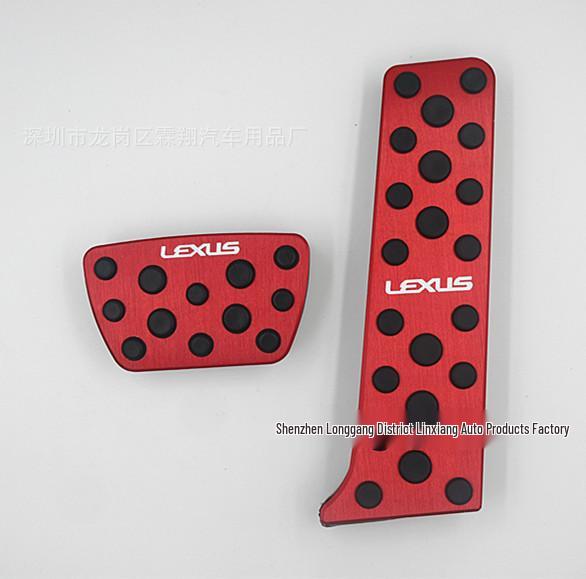 Anwendbar für Lexus ES 2018: Rutschfester Gas- und Bremspedal aus Aluminiumlegierung