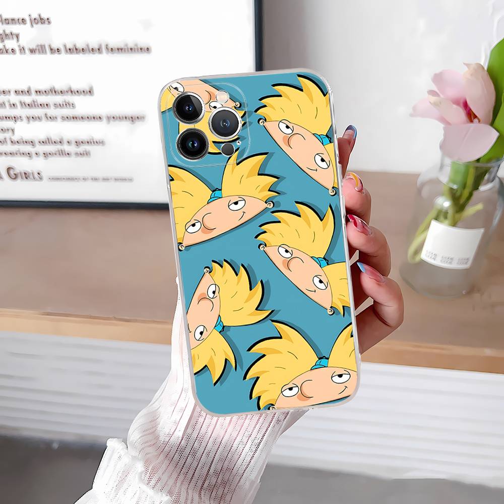 Hey A_Arnolds Cartoon For IPhone 17 16 16e 15 14 13 12 11 Pro Max Mini Plus Phone Case