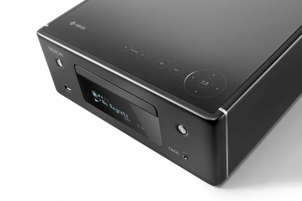 Denon Network CD Receiver Resolution Compatible Black RCD-N10 HEOS/High RCD-N10-K