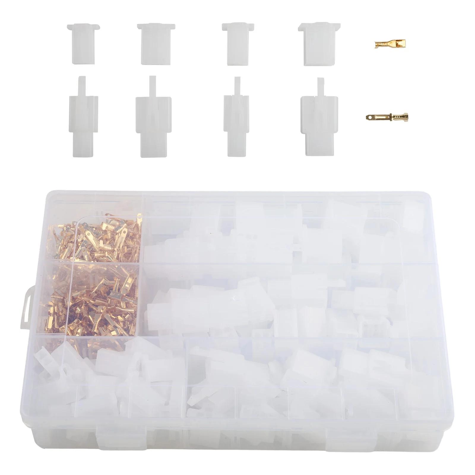 

380 PCS Auto Wire Connector Housing Terminal 2 3 4 6Pin Crimp Cable Terminal Car Repair Tool Accessories China Mainland