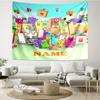 Custom Name Numberblocks Print Tapestry, Backdrop, Easy Setup, Ideal for Bedroom, Office & Living Room, with Aesthetic Wall Hanging Decor.