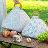 2-in-1 Multifunctionele Picknick Zandbestendige Opvouwbare Ronde Vochtbestendige Deken Tas Waterdichte Picknickmat Mat