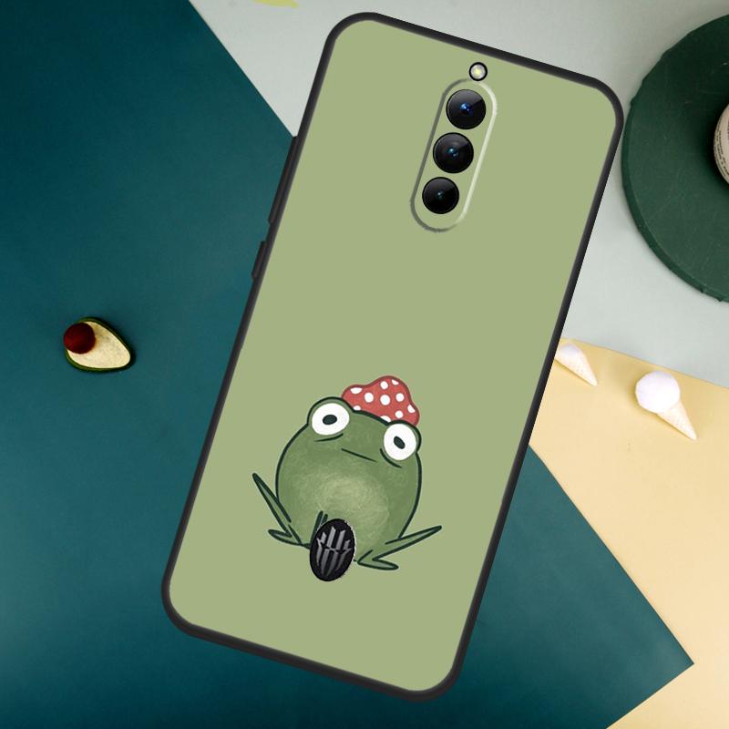 Kawaii Frog Mushroom For ZTE Nubia Red Magic 8 9 8S 9S 10S Pro Plus 10 Air 6S 7S 7 Pro Red Magic 11 Pro Plus Case