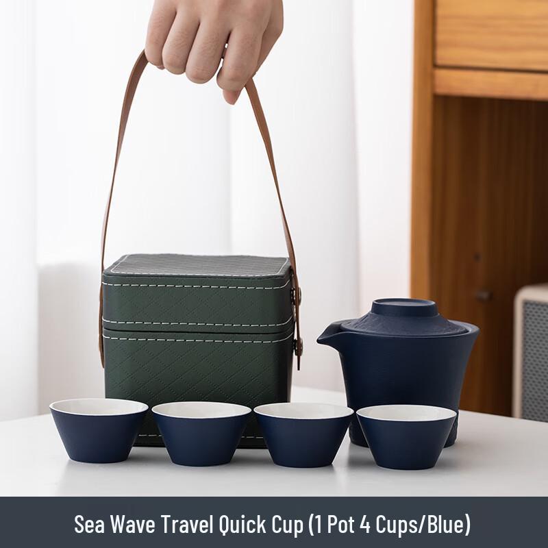

Portable Ceramic Travel Tea Set