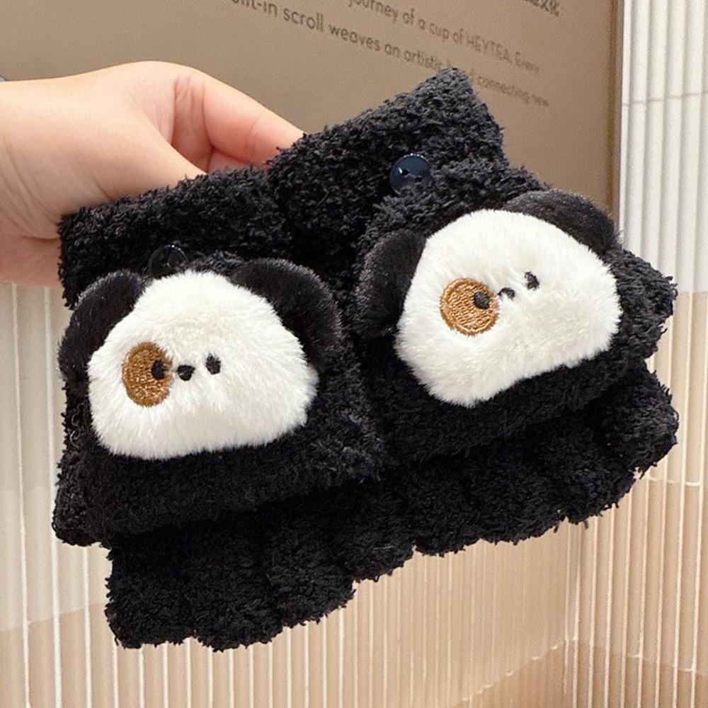4-10 Years Old Cute Warm Kids Winter Gloves Windproof Coldproof Children Mittens Soft Thicken Knitted Gloves Outdoor
