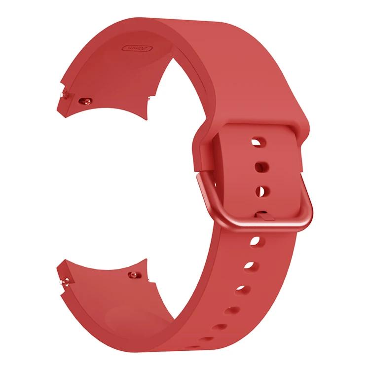 Silicone Strap For Samsung Galaxy Watch 7/6/5/4 40mm 44mm Color tonal buckle bracelet For Galaxy 6 Classic 43mm 47mm 5 Pro Belt
