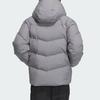 Adidas 800 Lightweight Hooded Down Jacket Unisex Outerwear Gray IW0784