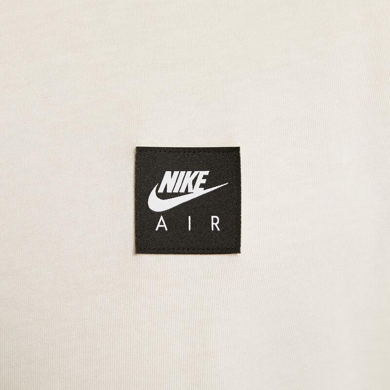 Nike Air T Shirts Men's Ecru Crew Neck Moderate HQ9249-133