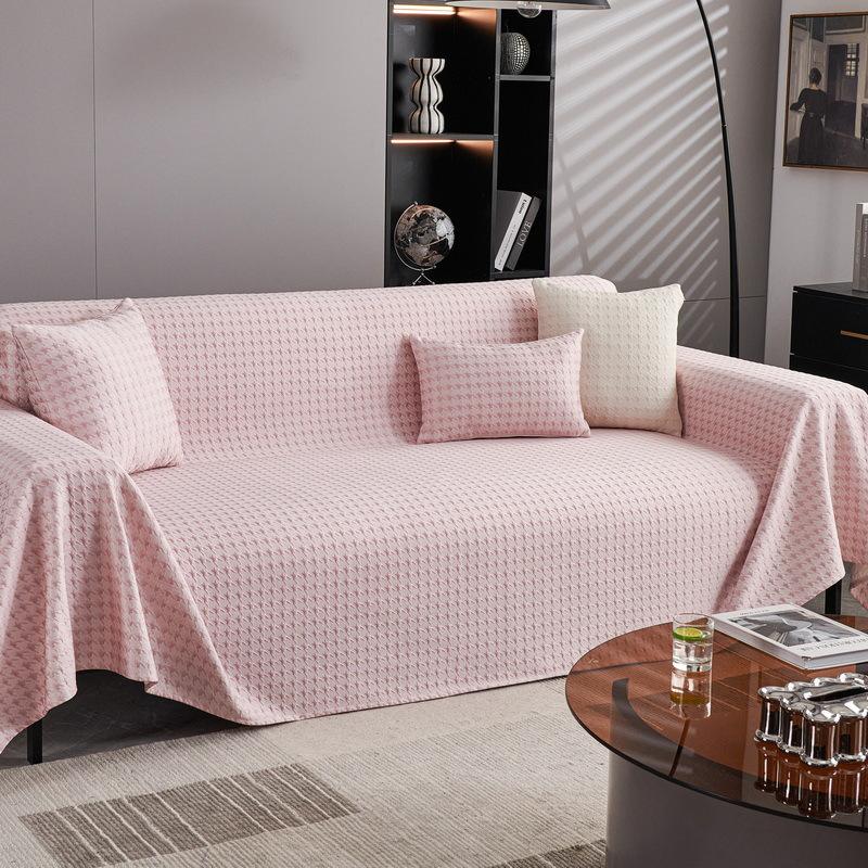Summer Ice Silk Sofa Towel Sofa Cover Sofa Slipcover All-Inclusive Universal Cover Sofa Cushion a Whole Piece Full Covered Sofa Cover