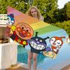 A-Anpanman Anime Microfiber Printed Beach Towel Mountain Climbing Yoga Beach Swimming Running Absorbent Soft Towel