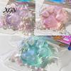 TPR Stress Ball Colorful Transparent Cat Paw Squeeze Toy Soft Fidget for Hand Relief Fun Birthday Christmas Gift Kids Adults