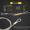 Plastic-Coated 304 Stainless Steel Wire Rope with Aluminum Sleeves, Anti-Theft Lock, and Machine Lifting Cable