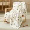 Cotton Muslin Swaddle Gauze Kids Bath Towel Fashion Swaddle Blanket  Boy