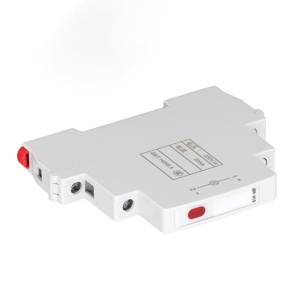 Din Rail Indicator Light LED AC DC 230V Modular Mount JD9‑H1D for Telecommunications Electrical Lines