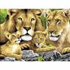 New 5D DIY Animal Diamond Painting Lion Diamond Embroidery Sunset Cross Stitch Full Round Drill Home Decor Manual Gift