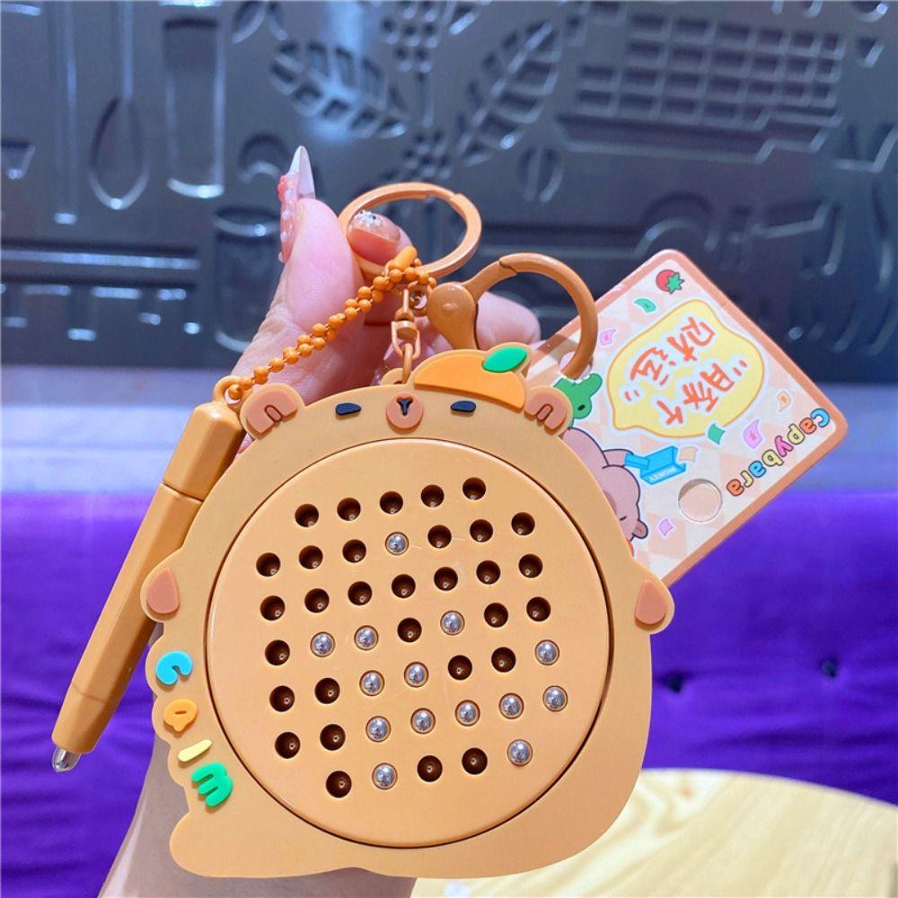 Relaxing Toy Mini Funny Keychain Capybara Drawing Toy Pendant  Toddler Gifts