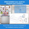 WPW10308869 W10308869 Refrigerator Door Shelf Bin Compatible with Whirlpool Maytag KitchenAid Kenmore French Door Refrigerator Parts Bin, Replacement