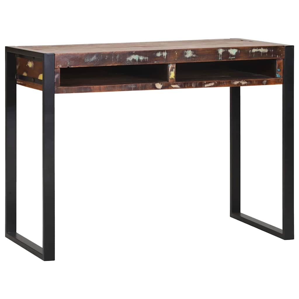 Makeup Table Multicolored 100 x 50 x 75 cm Solid Reclaimed Wood