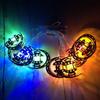 Ramadan Eid Mubarak LED String Lights 1.65m/10leds Battery Operated Moon Star Castle Lamp For Raya Wedding Party Home Decoration