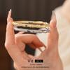 Exquisite Real Gold Plated Zirconia Bamboo Clasp Bracelet: Versatile, High-End Chinese Style Fashion