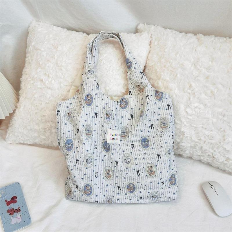 New Beach Tote Bag Fashion Women Summer Large Capacity Dots Shoulder Bag Tote Handbag Shopping Shoulder Bags