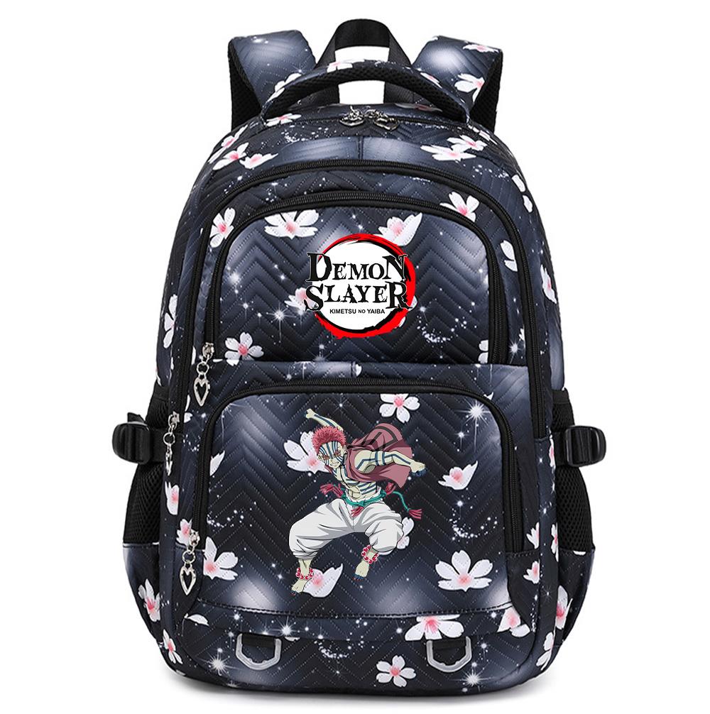 Anime Demon Slayer Backpack Student Teenager BookBag for Boy Girl Schoolbag Women Rucksack Backpack Travel Bag Mochila Escolar