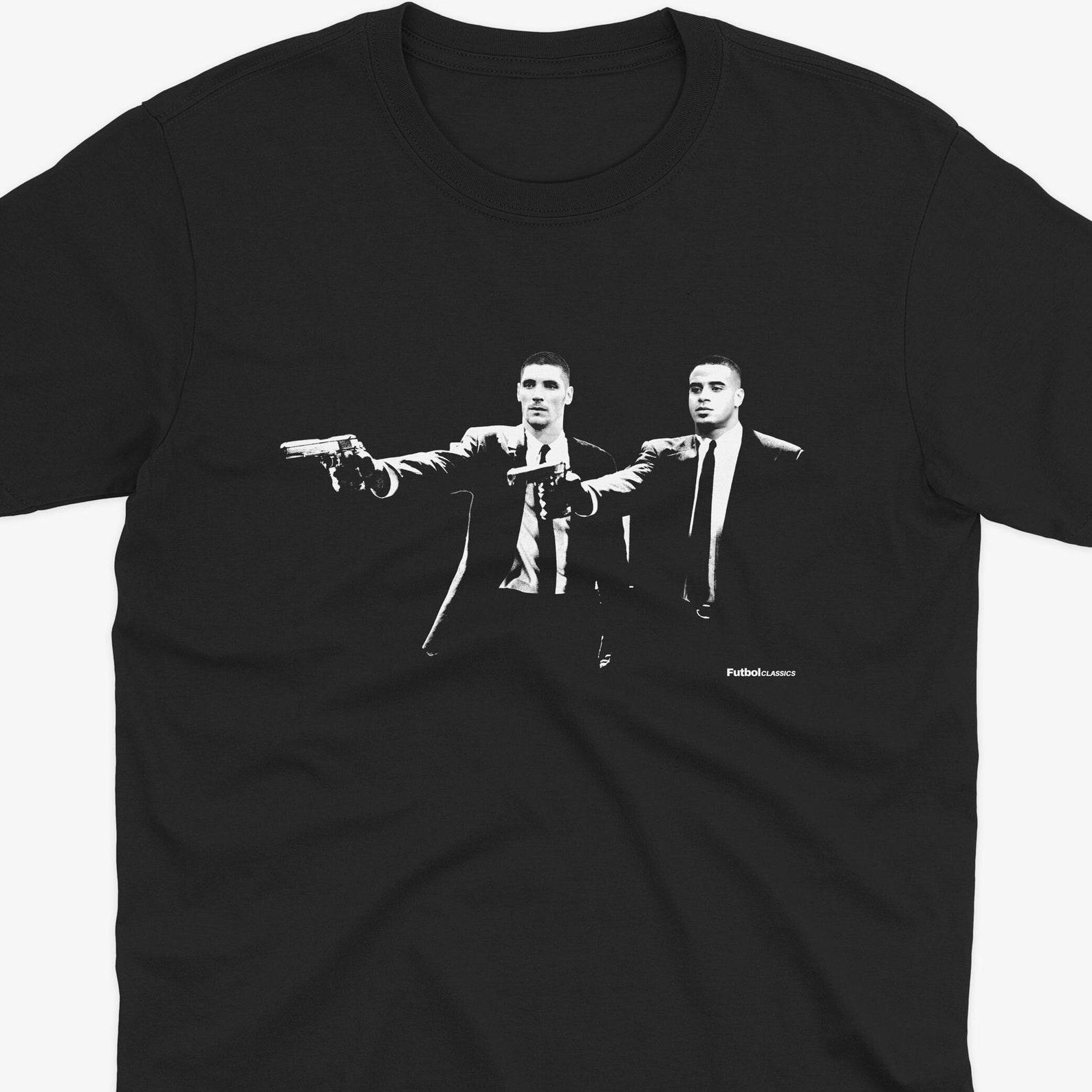 Nikola Milenkovic & Murillo Pulp Fiction Style T Shirt | Nottingham Forest T Shirt | Notts Forest Fan | Notts Forest Fan | Forest Gift L