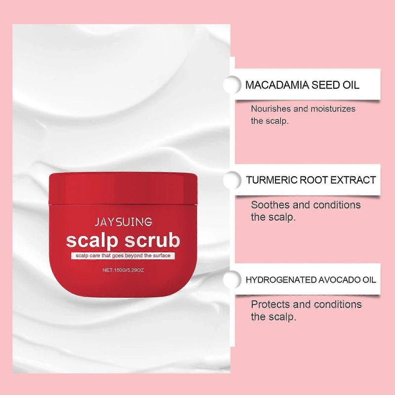 Exfoliating Shampoo Cleansing Hair Soothes Scalp Moisturizes Dry Hair and Smoothes Hair