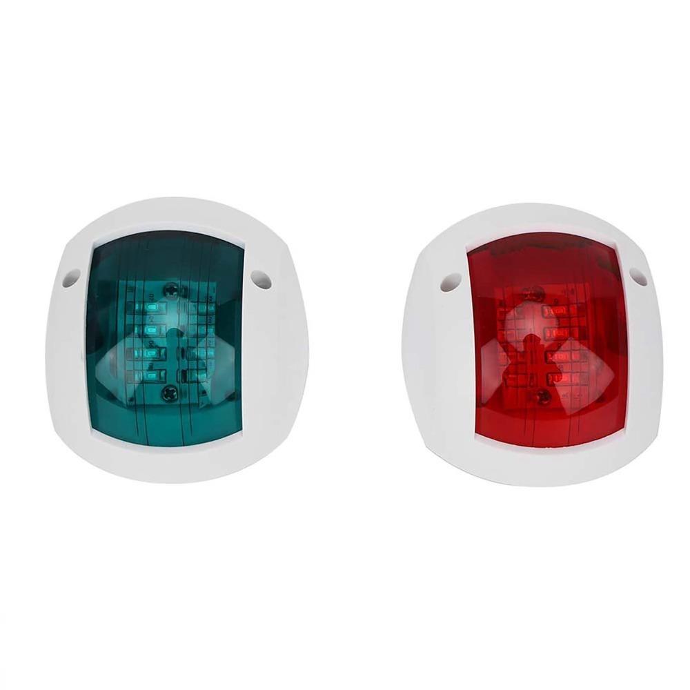 

1Pair Professional Red Green LED Signal Lamp 3W Navigation Light Marine Navigation Light Fishing Boat