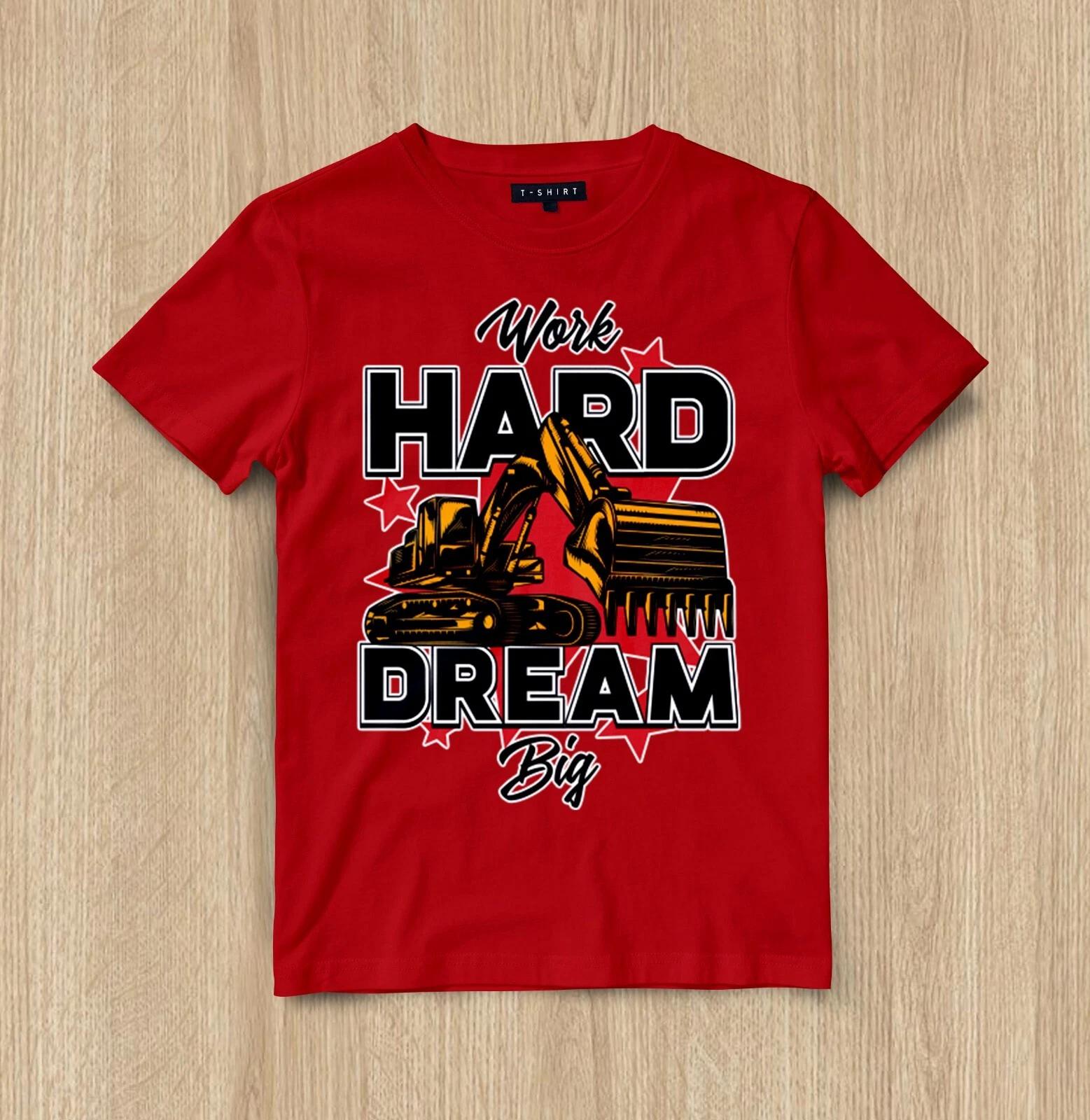 

Custom Hustle & Dream Graphic T-shirt Design Unisex Jersey Short Sleeve Tee S