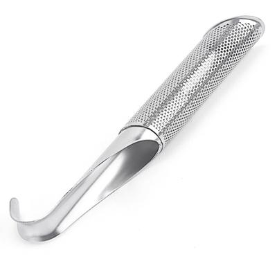 Stainless Steel Tea Strainer Hanging Pipe Handle Tea Brewer Creative Tea Leak Tea Filter