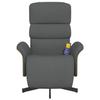 VidaXL Fauteuil Inclinable de Massage avec Repose-pieds, Chaise de Relaxation avec Dossier, Siège avec Accoudoirs Salon, 356614