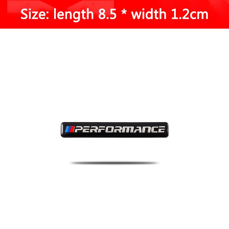 HINW3 3D Aluminum Car Styling Sticker Body Trunk Decoration Decal Emblem For BMW M Sports Performance E46 E90 E60 F20 X1 X2 X3 F10 F30
