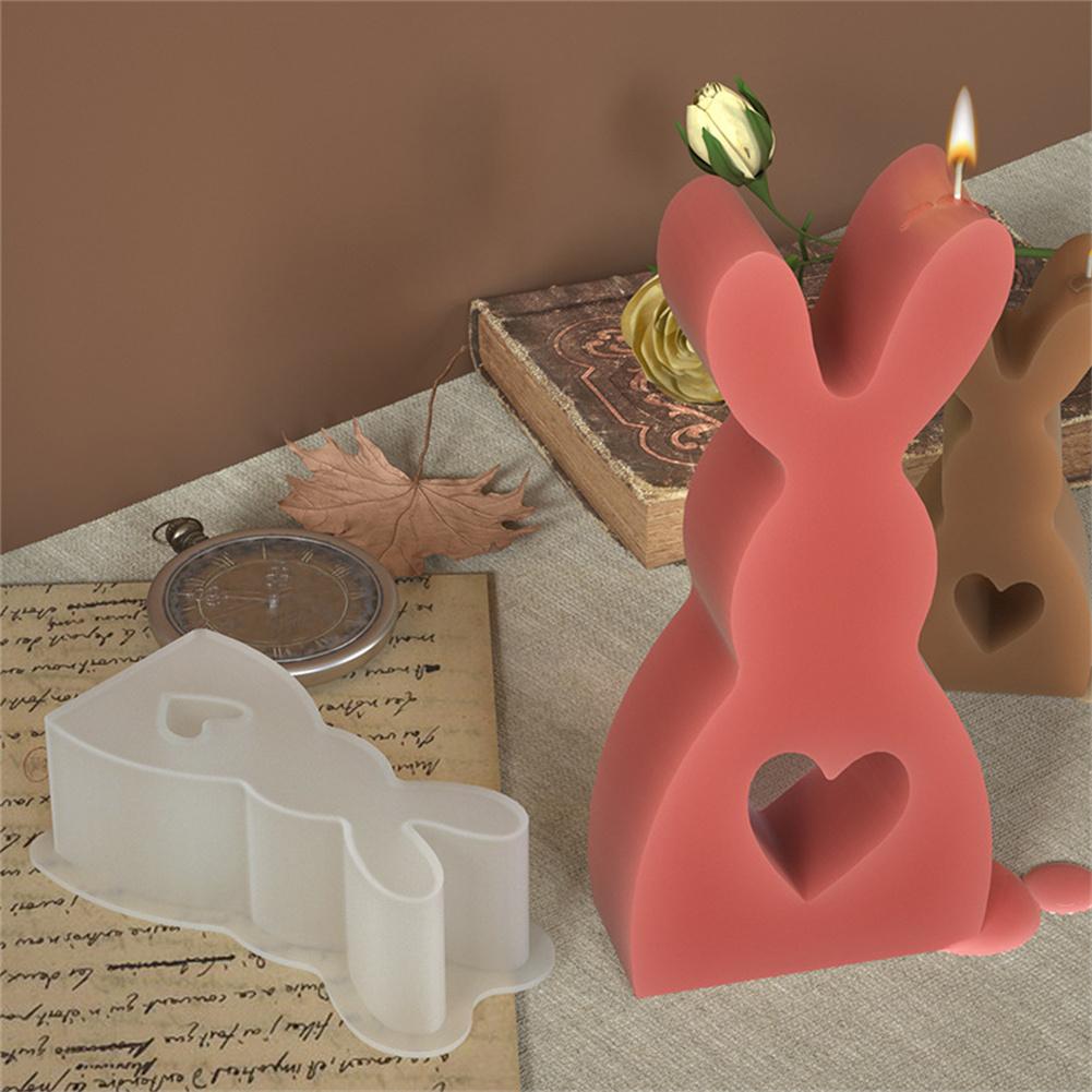 Easter Rabbit Shape Silicone Tool Reusable Easter Rabbit Chocolate Baking Tool Mousse