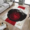 1pc Fire and Blood Office Carpet Chair Mats, Home Decor Mat | Fantasy Theme Mat | Durable Mat, Dragon DecorB04