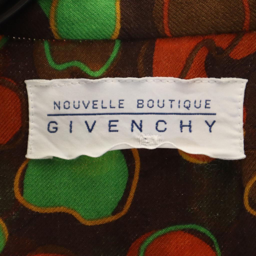 GIVENCHY 90s Silk Blend Old Long sleeve shirt 10 Brown Women Used