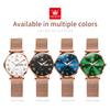 OLEVS Women's Watches Light Luxury Fashion Waterproof Stainless Steel Mesh Strap Original Quartz Wristwatch for Lady Luminous