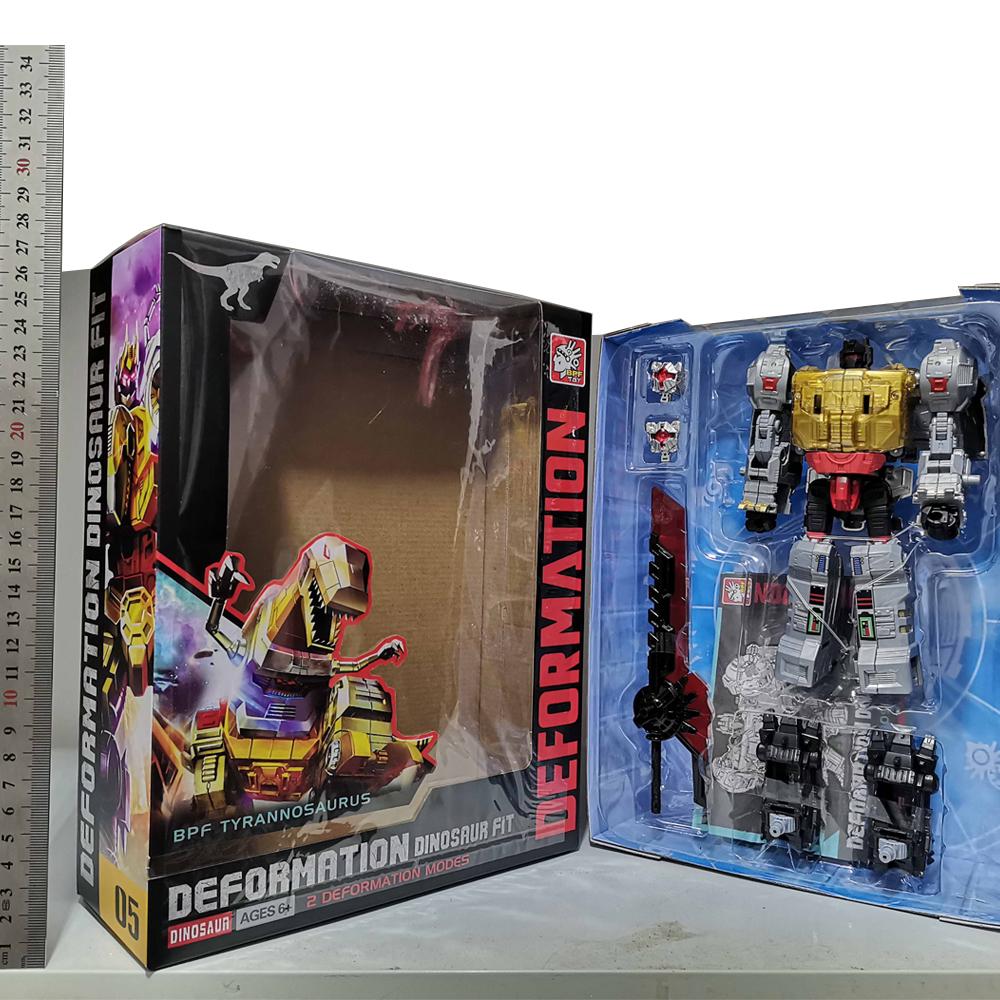 Transformationsspielzeug G1 Dinosaurier Dinoking Volcanicus BPF 5-in-1 Kombinations-Verformung Grimlock Swoop Sludge Slag Snarl Modell Roboter