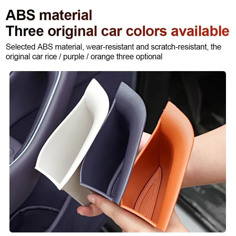 For Leapmotor C10 2024-2026 Car Door Storage Box Armrest Storage Barrel Silicone Front Rear Handle Storage Box Auto Interior Box