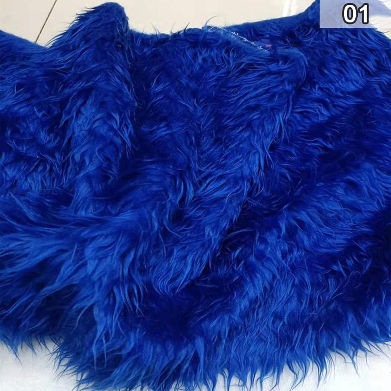 Umělá měkká plyšová látka Dlouhá látka z umělé kožešiny na šití oděvů Látky na pozadí šperků Cosplay látka Hračka pro panenky DIY řemesla
