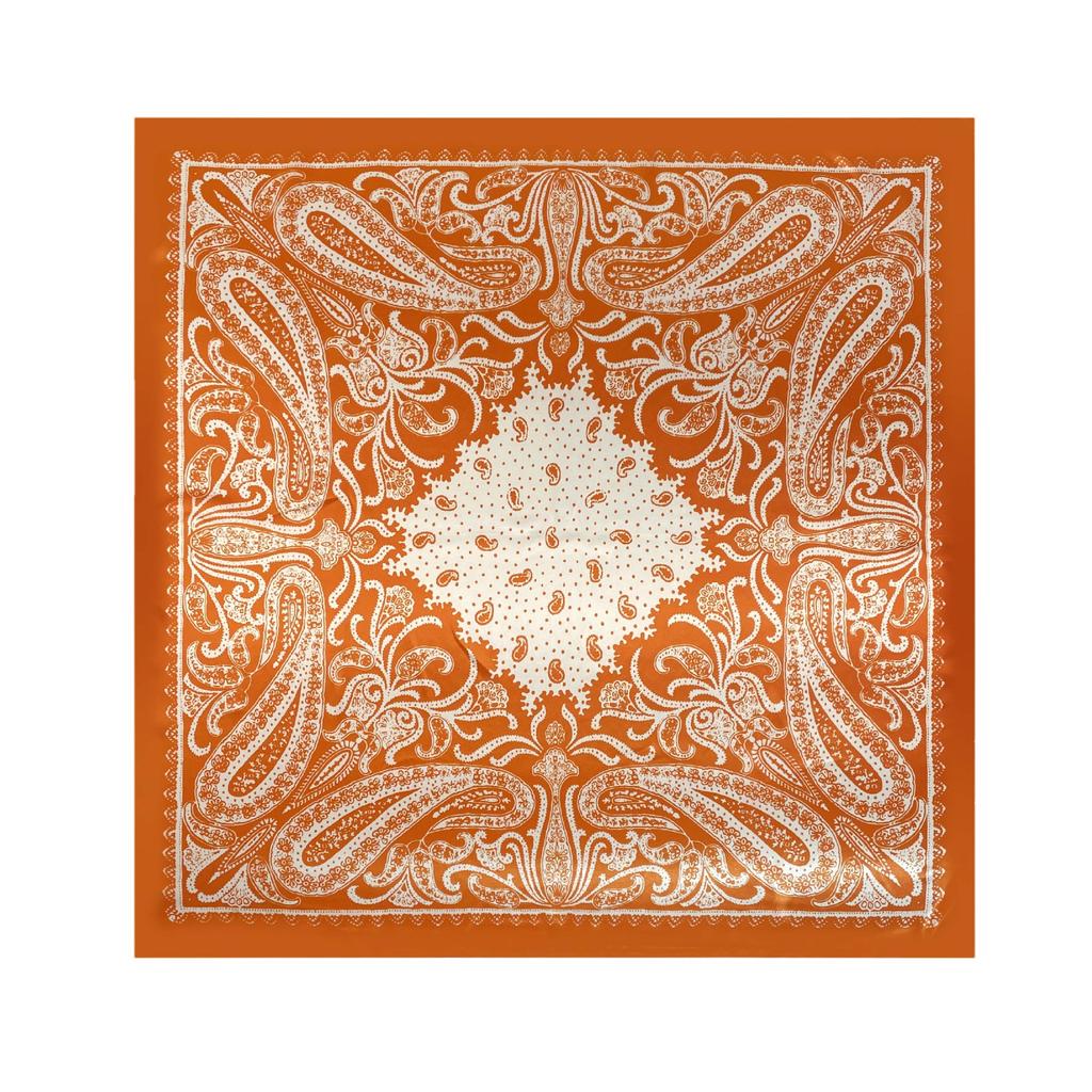 90cm Silk Scarf Ladies Large Square Scarf New Cashew Printed Turban Shawl Silk Scarf Silk Scarf Ladies Fashion