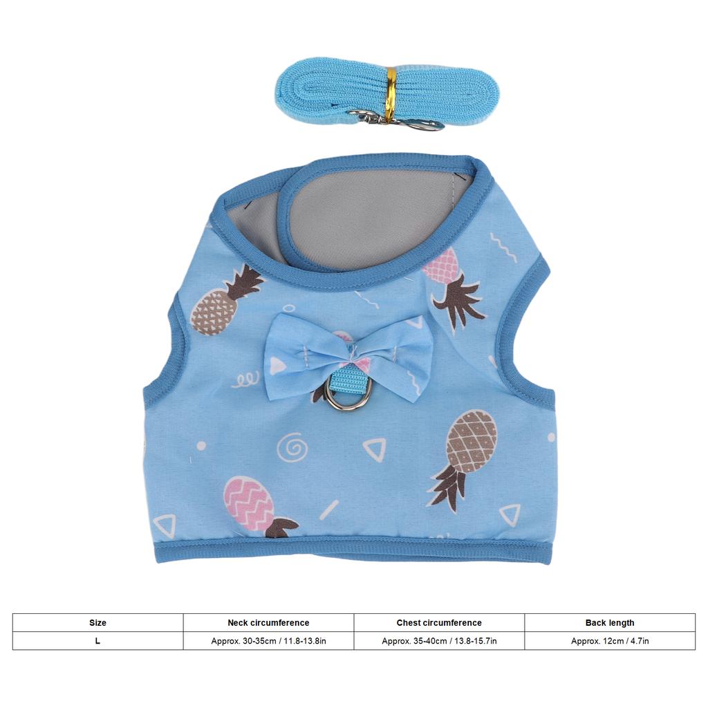 Meerschweinchen Zugseil Verstellbar Bequem Elastisch Kleintiergeschirr und Leine für Meerschweinchen Frettchen Chinchilla