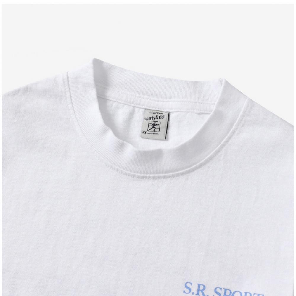 Sporty   Rich Ts931wh Wimbledon  Wimbledon  Public Short Sleeve Tee
