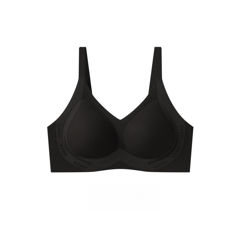 Anti-sagging Underwear Women's Gathering Bra Seamless Bra Top Support Adjustable Bra Push Up Bra