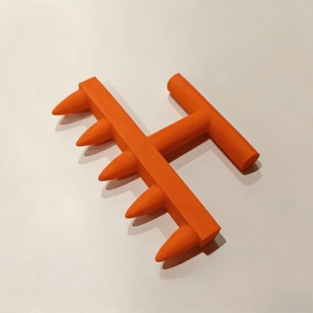 Manual Soil Hole Drilling Tool 5-Prong Seeder Spreader Planter  Garden Plant Seedling