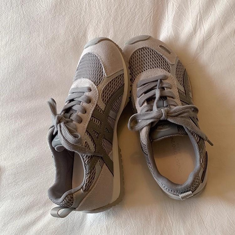 Retro Color Matching Platform Ballet Training Shoes for Women's 2025 New Mesh Breathable and Versatile Sports and Leisure Forrest Gump Shoes