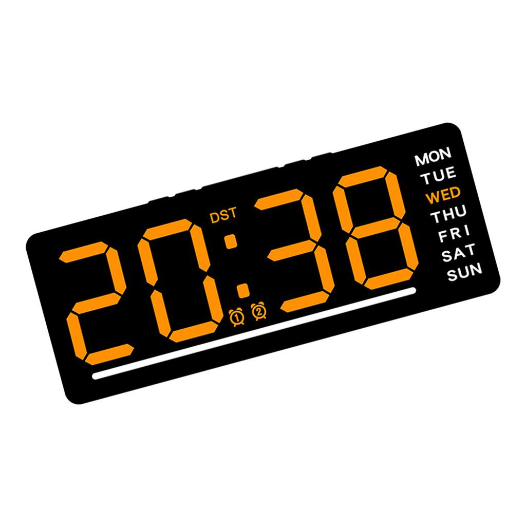 LED Digital Clock Featuring 12/24Hour Format And Automatic Night Modes Alarm Clock Perfect For Home Or Desk Use