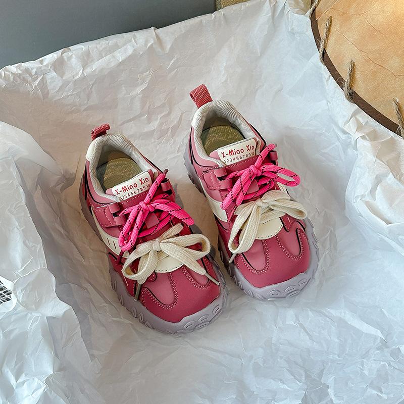 Children's Sports Shoes Single Shoes Spring and Autumn Sports Shoes 2025 New Casual Shoes Girls Running Shoes Boys Forrest Gump Shoes