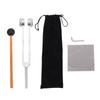 Tuning Fork with Hammer 128Hz Aluminum Alloy Portable Sensory Tuning Fork for SPA Yoga Meditation Relaxation
