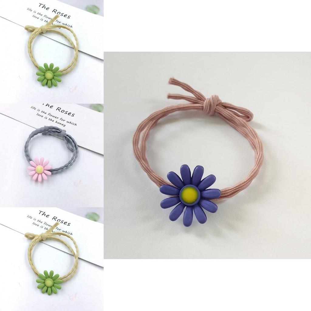 Beautiful Ins Women Daisy Hair Rope Headband With High-elastic Korean Rubber Band